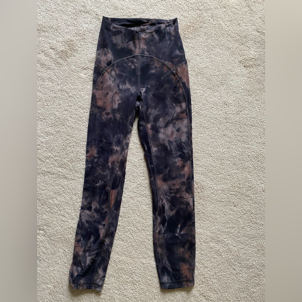 Lululemon Align Legging - Purple Tie Dye Size 4 w/ 25” length
